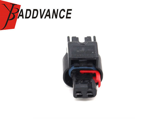 2 Pin Black Female PBT/PA66 Te Connectivity Connectors Automotive Sealed Housing
