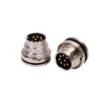 Waterproof M16 Circular Connector 500V Metal Screw Cable Male Connector