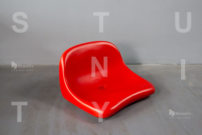 Smooth Uniform HDPE Blow Molded Stadium Seats With Backs
