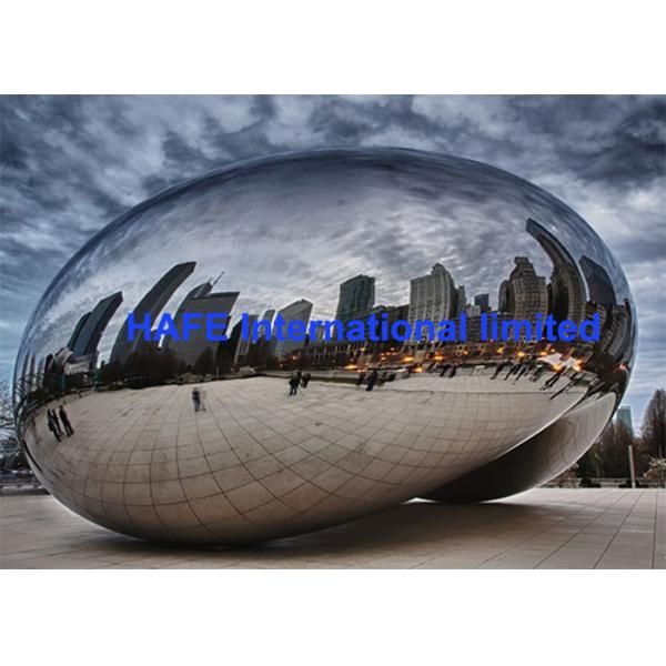 2-10M Subtle Acqua Accents Mirror Ball Balloons Silver Golden For Exhibition Use