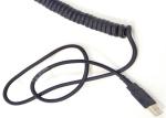 9ft 3M Coiled Barcode Scanner Cable / Honeywell USB Cable For MS5145 MS7120