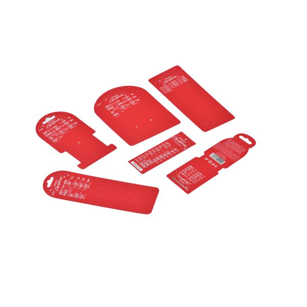 Recycled Cardboard Paper Hanger Hook Customizable Size For Jewelry Accessories