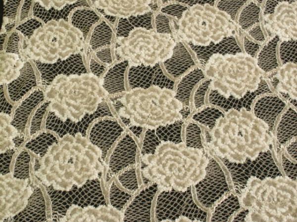 Eco-Friendly Brushed Lace Fabric Yellow
