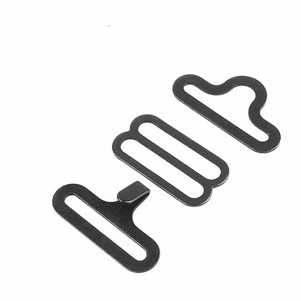 Inner Size 18mm Metal Adjustable Bow Tie Hardware Necktie Hook Cravat Clips
