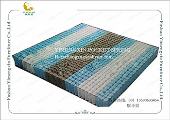 King Size Mattress Making Pocket Spring Unit With Non Woven Fabric Cover