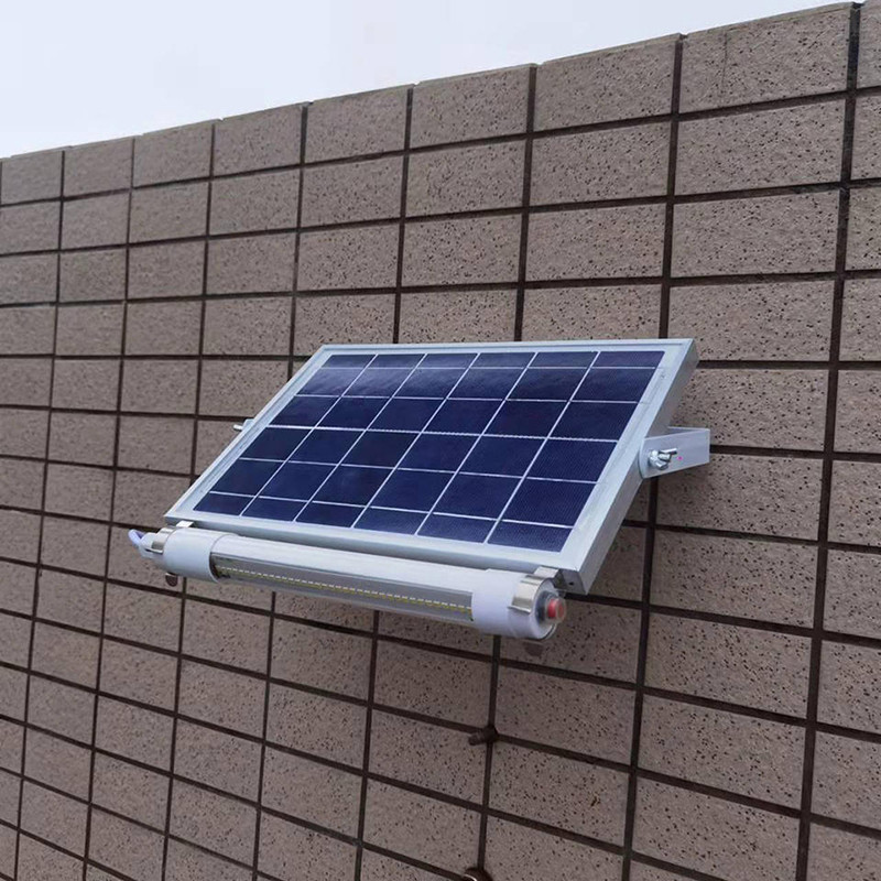 Remote Control Solar Fluorescent Lamp 60W Outdoor Garde Tube Controlled By Button