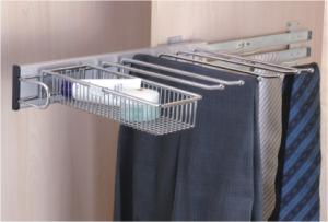 Wholesale MR007 Wardrobe Multifunctional Rack:Single Slipped Tie Rack from china suppliers