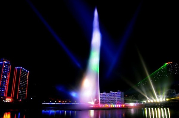 Water Lake River Spray Fountain Multimedia Control