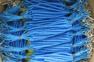 Wholesale 6m self locking metal hook contractility fishing line coil lanyard rope blue security cord from china suppliers