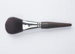 Facial Sculpting Foundation Brush With Luxury Smooth Dark Brown Goat Hair Makeup