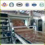 220V 380V PVC Wall Laminate Artificial Marble Production Line Stone Plastic