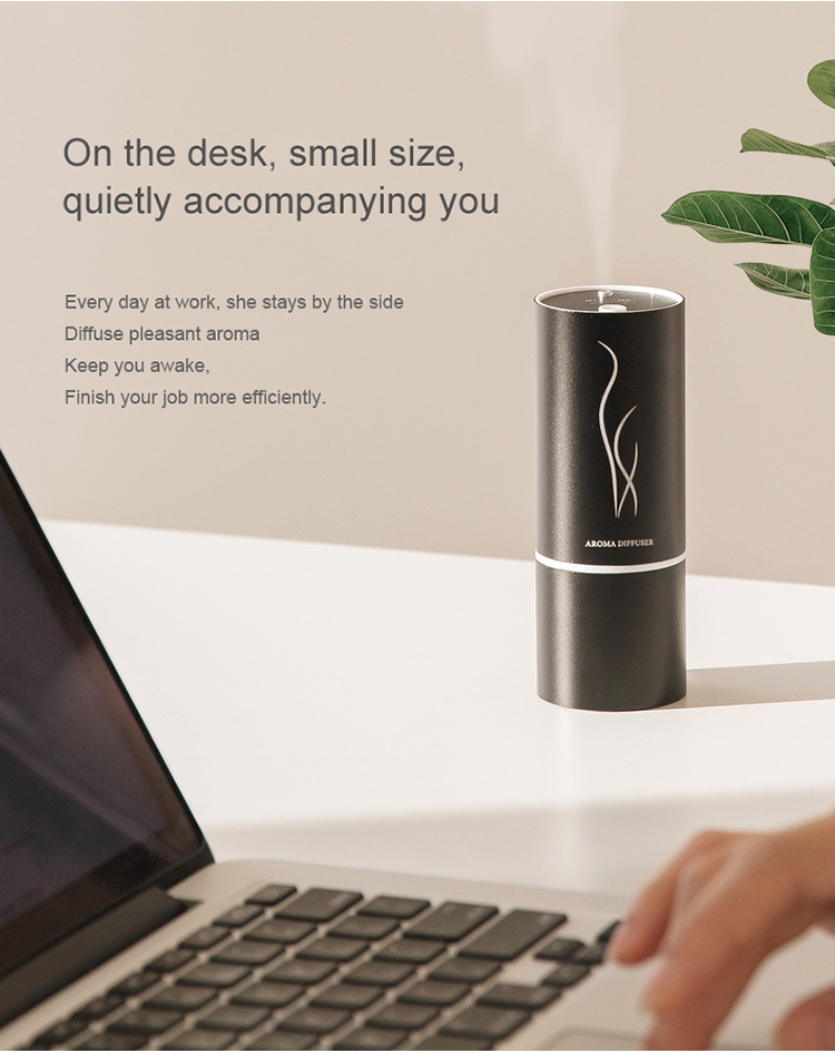 20ml Aluminum Alloy Casing USB Charging Scent Nebulizer
