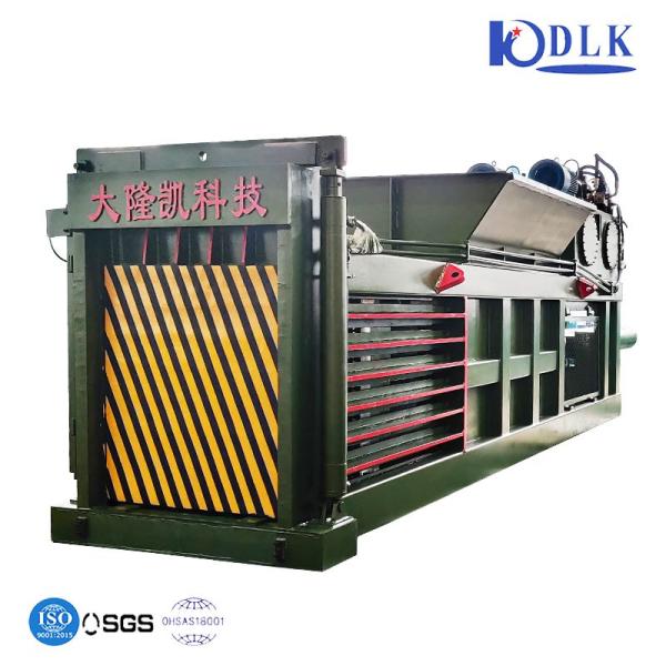 20kW Motor Horizontal Waste Baler 50 Tons Compression Force For And Durable