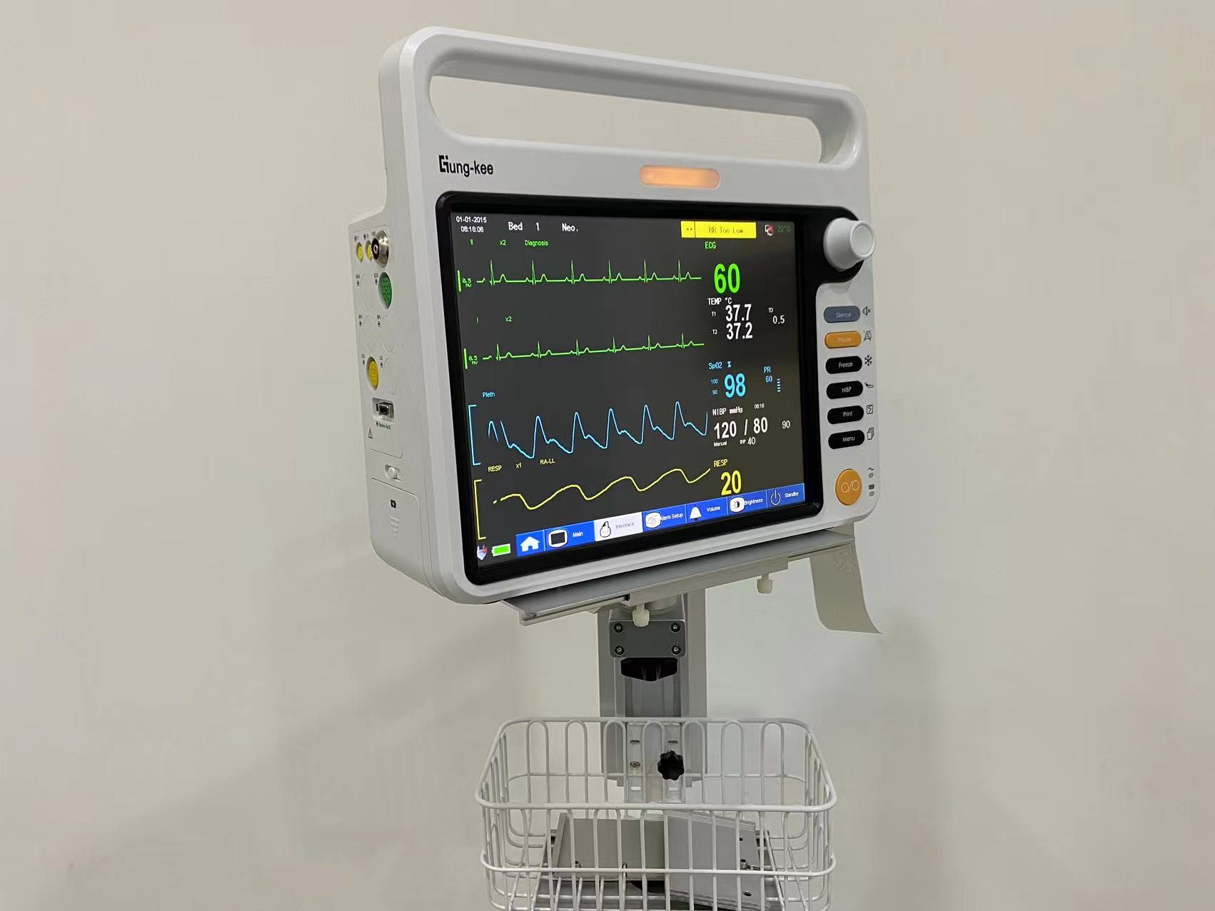 Anesthesia Monitor Wall Mounting Bracket Using Aviation Aluminum Matieral