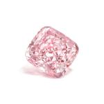 Sakura Pink Cushion Shape Lab Grown Diamonds Fancy Pink VVS-VS IGI Certified CVD
