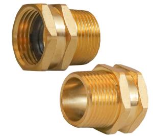 Wholesale 3/4&quot; GHT Female X 3/4&quot; NPT Male GHT To NPT Brass Compression Fitting from china suppliers