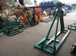 Detachable 100KN Cable Reel Stand Cable Drum Reel Cable Roller Stand To Release