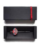 bespoke black bookmark gift box flat color paper bookmark box set up rigid
