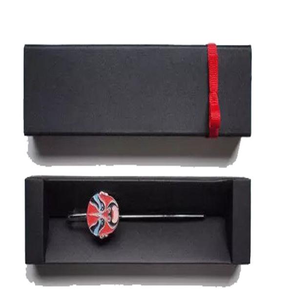 bespoke black bookmark gift box flat color paper bookmark box set up rigid