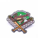 Free Sample Personalized Enamel Pins , Dye Black Metal Enamel Pins For Souvenir