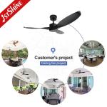 App-Controlled Waterproof IP44 Outdoor Ceiling Fan with ABS Blades and Smart