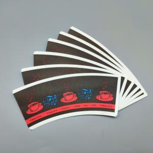 Wholesale Printed PE Coated Paper Cup Fan 8 Oz Hot Ripple For Coffee Flexo Printing from china suppliers