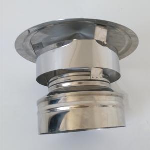 Wholesale Stainless Steel Chimney Flue Shield Stove Pipe Rain Cap With Spigot Locking Connenction from china suppliers