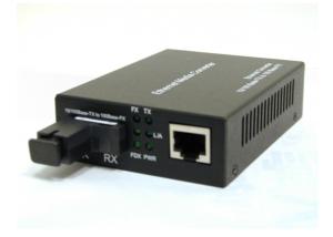 Wholesale 10 / 100M Fiber Optic Ethernet Converter , Single Mode Fiber Media Converter from china suppliers