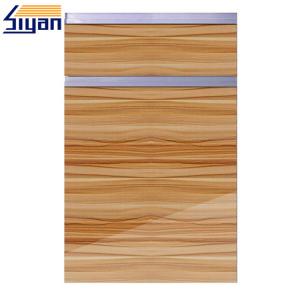 Wholesale Replacement High Gloss Kitchen Cabinets Doors Vinyl Pressed MDF Panels from china suppliers