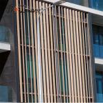 Aluminum Box Louver, Vertical Curtain Wall, Exterior Decoration Louver