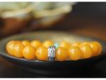 Newest Fashion Design Amber Natural Gemstone Healing Crystal Beads Bracelets