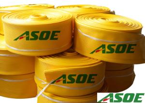 Wholesale Yellow Color 4 Inch PVC Lay Flat Water Hose For Industrial Water Discharge from china suppliers