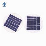 2W Round Transparent Glass Laminated Solar Panel ZW-Dia160 Camping Portable