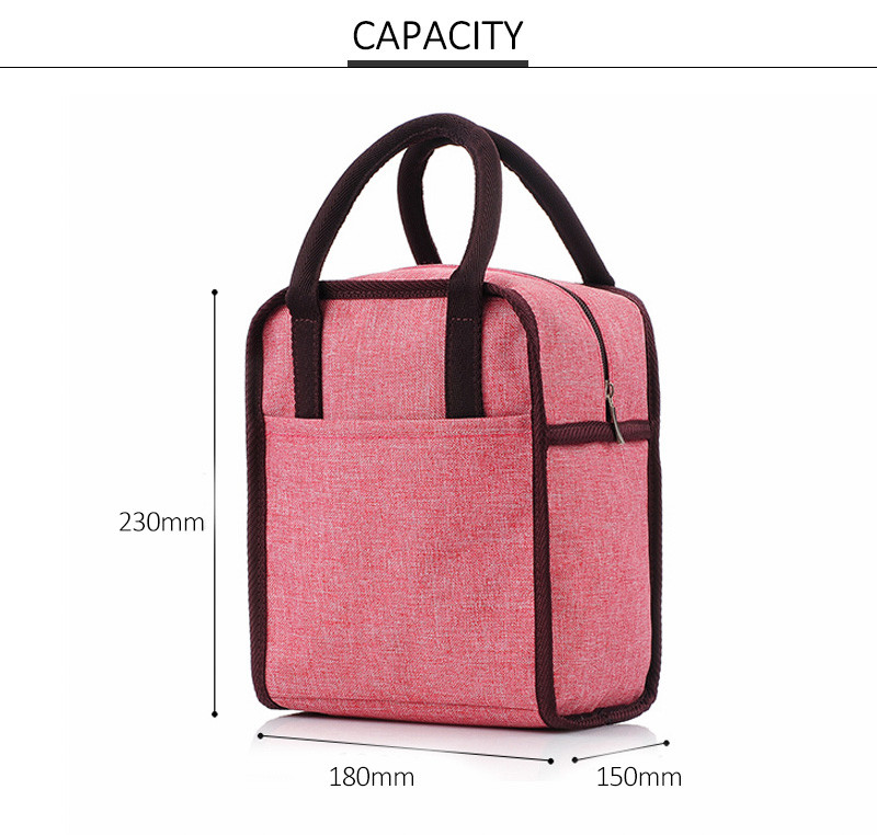 Polyester Oxford Insulated Thermal Ice Cooler Bag