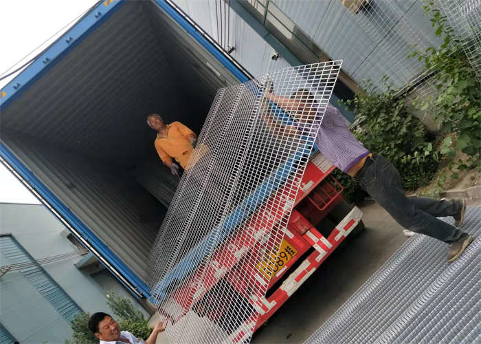 Galvanized Powder Coated Wire Mesh Fencing 25X75mm Steel Mesh Fence Panels
