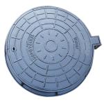 Ductile Iron Water Manhole Cover , EN124 D400 Drainage Chamber Cover