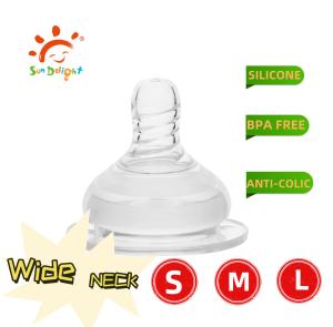 Wholesale Round Shape Infant Silicone Nipple Individually Packaged from china suppliers