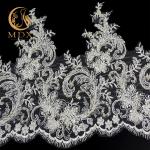 Elegant Wedding Sewing Lace Trim Fashion Embroidered Customized