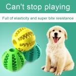 Dog Chew Toys Tpr Rubber Puppy Treat Toy Ball Feeding Ball For Pet in Light blue