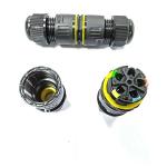 M25 Sraight Nylon PA66 5P Waterproof Power IP68 Connector for Outdoor LED