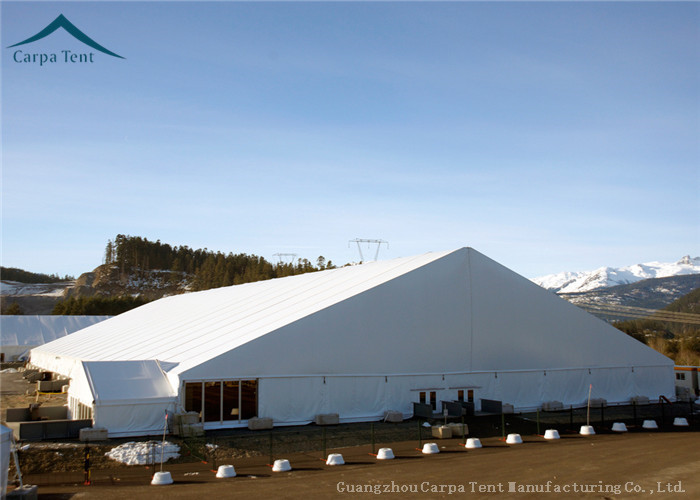 Different Sized Custom Event Tents With White PVC Fabric For Exhibition