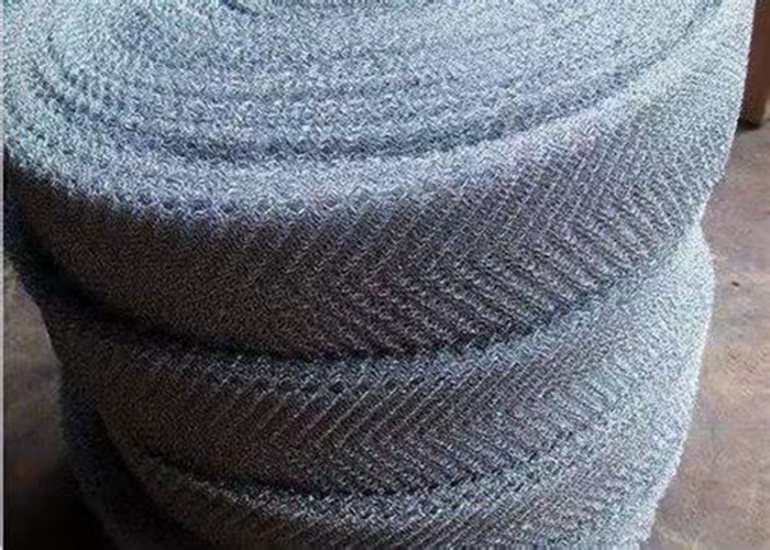 Aluminum Knitted Wire Mesh Tube 50mm 100mm Roll Width for Filters