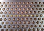 Phosphor Bronze Cross Hole 50mm Opening Perforated Metal Mesh Screen