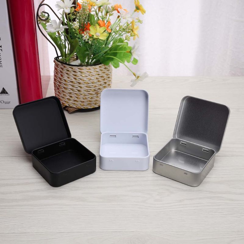 Rectangular Chocolate Printed Tin Boxes Multipurpose Recyclable