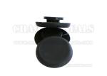 Medical Industry Rubber Bumpers Black Frost Surface High Temperature Resistance