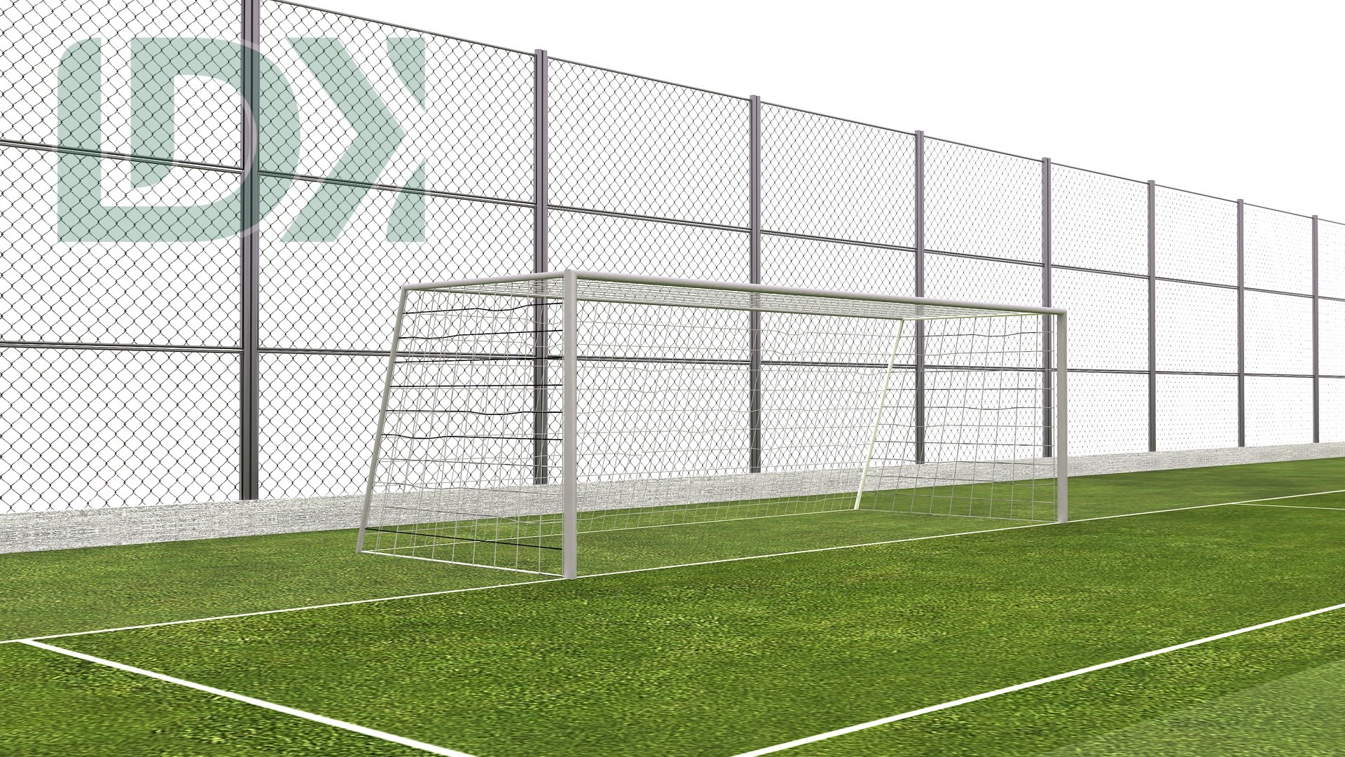 Artificial Grass Football Lawn 60mm Soccer Stadium Turf Outdoor Synthetic Fakegrass