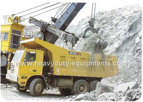 Rated load 50 tons Off road Mining Dump Truck Tipper drive 6x4 with 32 m3 body
