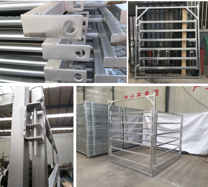 Customizable Q195 Galvanized Cattle Fence Panel With Gates
