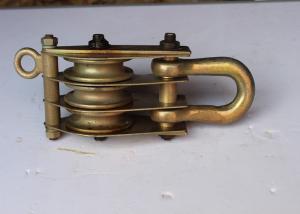 Wholesale Tower Erection Tools 20KN Three Sheave Steel Block And Tackle Pulley from china suppliers