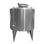 Stainless Steel Vertical Tank for Milk Palm Oil and Other Liquids 1000 Liter